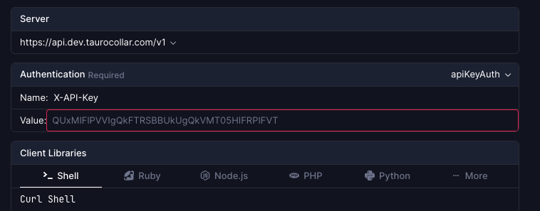 Auth Header